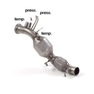RAGAZZON - DOWNPIPE KAT + ELIMINAZIONE FAP - Bmw Serie 1 F20-F21, Serie 2 F22-F23, Serie 3 F30-F31-F34-F35 e Serie 4 F32-F33-F36