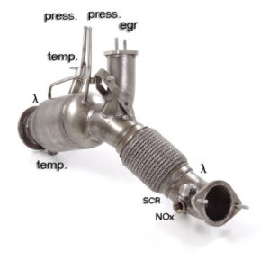 RAGAZZON - DOWNPIPE KAT + ELIMINAZIONE FAP - BMW SERIE 3 G20-G21, Serie 5 G30-G31, X3 (G01) e X5 (G05)
