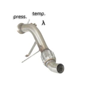 RAGAZZON - DOWNPIPE SKAT + ELIMINAZIONE FAP - BMW SERIE 3 E90-E91 318D (90kW) e 320D (120kW)