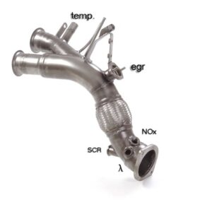 RAGAZZON - DOWNPIPE SKAT + ELIMINAZIONE FAP - BMW SERIE 5 – G30-G31 M550d xDrive (294kW) 2017>06/2020