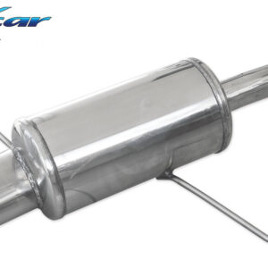 INOX CAR - POSTERIORE CON USCITA SINGOLA OVALE ALFA ROMEO 147 1.6 TS (120CV) 2001