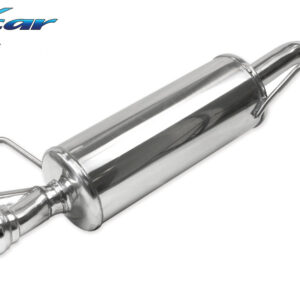 INOX CAR - POSTERIORE CON USCITA 2 X DIAM. 80 X-RACE ALFA ROMEO MITO 1.4 TB (155CV) 2008 (DIAM.55)
