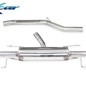 INOX CAR - POSTERIORE SILENZIATO CON USCITA DIAM. 114 RACING DX+SX ALFA ROMEO STELVIO 2.0 TURBO Q4 200CV / 280CV 2017