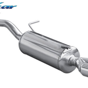 INOX CAR -  POSTERIORE CON USCITA 2X DIAM.80 X-RACE AUDI A1 / S1 8X 1.4 TFSI SPORT (185CV) 2011
