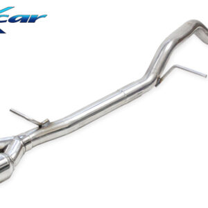 INOX CAR -  POSTERIORE SENZA SILENZIATORE CON USCITA 2X80 RACING AUDI A1 / S1 8X 1.4 TFSI SPORT (185CV) 2011