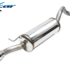 INOX CAR - POSTERIORE CON USCITA 1 X DIAM. 80 RACING AUDI A1 / S1 8X 1.0 TFSI (82CV-95CV) S-LINE 2015