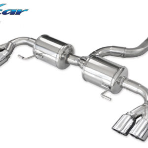 INOX CAR - POSTERIORE CON USCITA 2 X DIAM.80 X-RACE DX+SX AUDI A1 / S1 8X 2.0 TFSI (231cv) QUATTRO SPORTBACK 2014