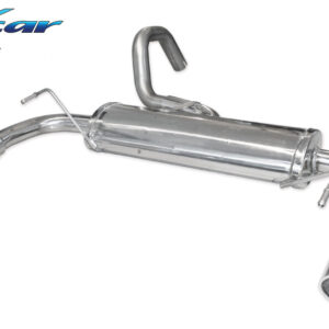 INOX CAR - POSTERIORE CON USCITA DIAM. 100 X-RACE DX+SX ABARTH 695 TRIBUTO FERRARI (180CV) 2009