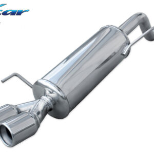 INOX CAR - POSTERIORE CON USCITA 2 X DIAM.80 ABARTH GRANDE PUNTO 1.4 T-JET (155CV) 2007