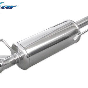 INOX CAR - POSTERIORE CON USCITA 2 X DIAM.80 X-RACE ABARTH GRANDE PUNTO EVO 1.4 TURBO MULTIAIR (165CV) DIAM. 60 MAGGIORATO