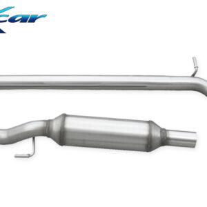 INOX CAR -  TUBO CENTRALE CON SILENZIATORE AUDI A1 / S1 8X 1.4 TFSI SPORT (185CV) 2011