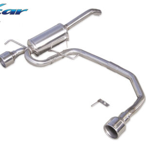 INOX CAR - POSTERIORE DUPLEX CON USCITA SINGOLA DIAM.102 ALFA ROMEO 147 1.6 TS (120CV) 2001