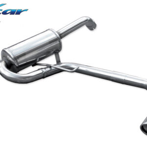 INOX CAR - POSTERIORE DUPLEX CON USCITA OVALE ALFA ROMEO 147 1.6 TS (120CV) 2001