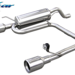 INOX CAR - POSTERIORE DUPLEX CON USCITA DIAM.102 ABARTH GRANDE PUNTO 1.4 T-JET (155CV) 2007