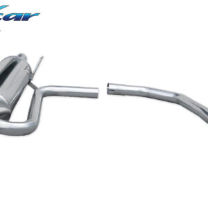 INOX CAR - POSTERIORE DUPLEX CON USCITA OVALE ABARTH GRANDE PUNTO 1.4 T-JET (155CV) 2007
