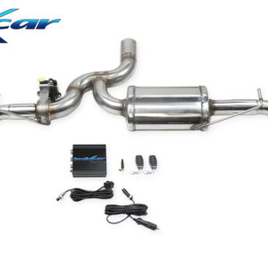 INOX CAR - POSTERIORE CON USCITA DIAM. 100 RACING DX+SX + VALVOLA CON MOTORINO ELETTRICO + TELECOMANDO ALFA ROMEO GIULIETTA 1750 TBI (240cv) VELOCE 2016