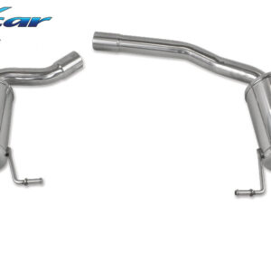 INOX CAR - POSTERIORE CON USCITA DIAM. 100 X-RACE DX+SX AUDI A5 8T/8F QUATTRO 2.7 TDI 190CV 07-11