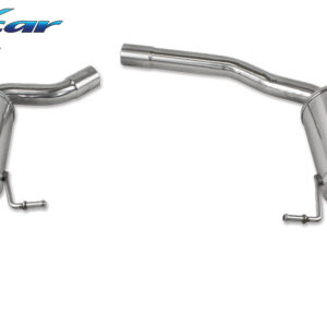 INOX CAR - POSTERIORE CON USCITA DIAM. 100 X-RACE DX+SX BLACK AUDI A5 8T/8F QUATTRO 2.7 TDI 190CV 07-11