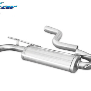 INOX CAR - POSTERIORE CON USCITA 2 X DIAM. 80 RACING AUDI A3 8V SPORTBACK 1.8 TFSI 180CV 2WD 2013