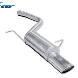INOX CAR - POSTERIORE CON USCITA SINGOLA OVALE AUDI A4 B6 1.9 TDI 101CV 2001