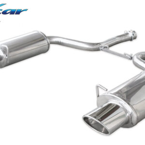 INOX CAR - POSTERIORE CON USCITA DX+SX OVALE AUDI RS4 B7 4.2 V8 420CV 2006