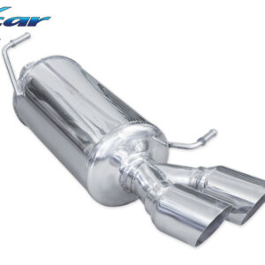 INOX CAR - POSTERIORE CON USCITA 2 X DIAM.80 RACING AUDI A4 B8 QUATTRO 2.0 TFSI 211CV 2008