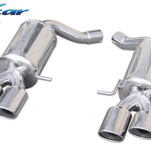 INOX CAR - POSTERIORE CON USCITA DX+SX 2 X OVALE AUDI S4 B8 AVANT 3.0 TFSI 333CV 2009