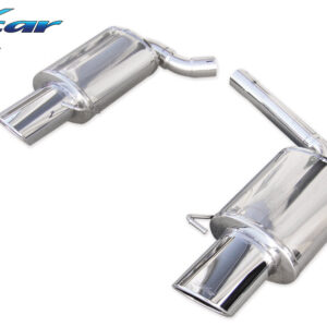 INOX CAR -  POSTERIORE CON USCITA OVALE DX+SX AUDI S5 8T/8F 4.2L V8 COUPE 345CV 2008