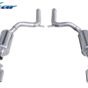 INOX CAR - POSTERIORE CON USCITA SINGOLA OVALE AUDI RS6 C6 5.0L V10 BITURBO 580CV 2008-2010