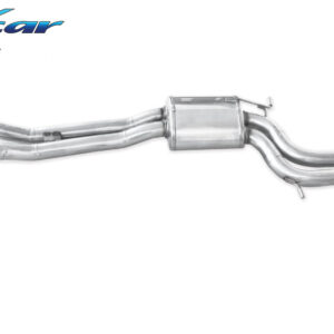 INOX CAR - TUBO CENTRALE SILENZIATO AUDI RS6 C7 QUATTRO 4.0T 560CV 2013