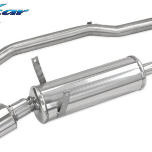 INOX CAR - POSTERIORE CON USCITA SINGOLA OVALE BMW SERIE 3 E36 318i 92-98