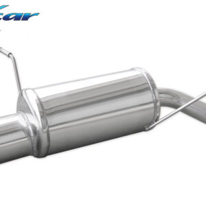 INOX CAR - POSTERIORE CON USCITA SINGOLA DIAM.102 BMW SERIE 3 E46 316TI COMPACT 116CV 2005