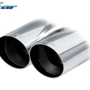 INOX CAR - POSTERIORE CON USCITA DX+SX 2 X DIAM. 80 RACING AUDI S6 C6 AVANT 5.2 FSI 435CV 2009