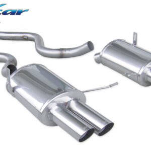 INOX CAR - POSTERIORE CON USCITA 2 X DIAM.76 RACING DX+SX BMW M3 E92 COUPE 4.0 V8 2007