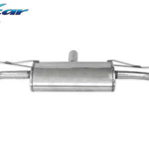 INOX CAR - POSTERIORE CON USCITA SINGOLA DIAM.90 X-RACE DX+SX BMW X5 E70 3.0D 235CV 2007