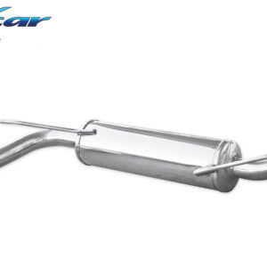 INOX CAR - POSTERIORE CON USCITA SINGOLA OVALE CITROEN C1 1.0 68CV 2005