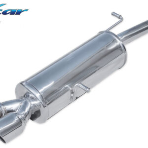 INOX CAR - POSTERIORE CON USCITA 2X DIAM. 80 RACING CITROEN DS3 1.6 16V TURBO 155CV 2010