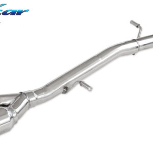 INOX CAR - POSTERIORE SENZA SIELNZIATORE CON USCITA 2X DIAM.80 RACING CITROEN DS3 1.6 16V TURBO 155CV 2010