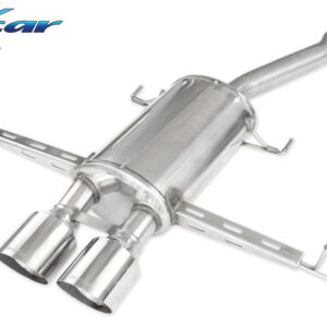 INOX CAR - POSTERIORE CON USCITA CENTRALE 2 X DIAM. 114 RACING HONDA CIVIC TYPE R FK8 2.0I (320CV) 2017