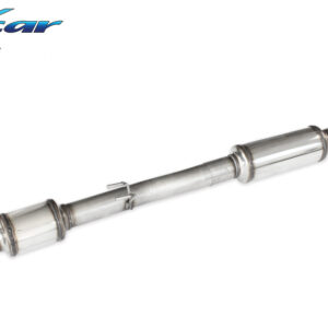 INOX CAR - TUBO CENTRALE CON DUE SILENZIATORI HONDA CIVIC TYPE R FK8 2.0I (320CV) 2017