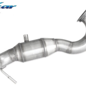 INOX CAR - TUBO SOSTITUZIONE CATALIZZATORE CON CAT. METALLICO SPORTIVO MERCEDES CLASSE A45 AMG W176 381CV 2015 / A45 AMG 2.0 360 CV 2013