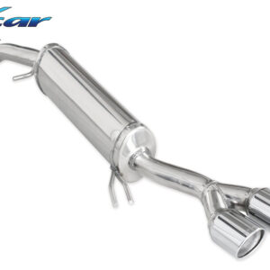 INOX CAR - POSTERIORE CON USCITA 2 X DIAM. 80 X-RACE FIAT BRAVO 1.4 T-JET SPORT 150CV 2007