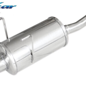 INOX CAR - POSTERIORE CON USCITA SINGOLA OVALE FIAT 500 1.3 MJET 75CV 2007