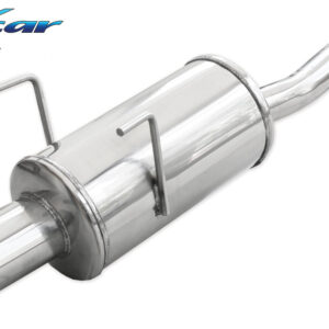 INOX CAR - POSTERIORE CON USCITA SINGOLA OVALE FIAT 500 1.4 16V 100CV 2007