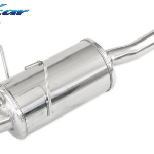 INOX CAR - POSTERIORE CON USCITA SINGOLA OVALE FIAT 500 1.4 16V 100CV 2007