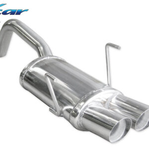 INOX CAR - POSTERIORE CON USCITA 2 X DIAM. 70 RACING FIAT 500 1.4 16V 100CV 2007