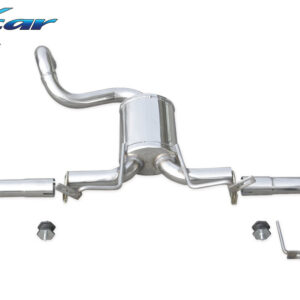 INOX CAR - POSTERIORE DUPLEX CON USCITA OVALE FIAT 500 1.4 16V 100CV 2007