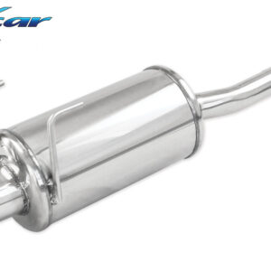 INOX CAR - POSTERIORE CON USCITA SINGOLA OVALE FIAT PANDA 1.2 60CV 2003