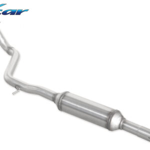 INOX CAR - TUBO CENTRALE CON SILENZIATORE FIAT PANDA 1.4 16V 100HP 100CV 2006