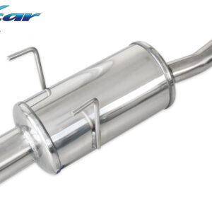INOX CAR - POSTERIORE CON USCITA SINGOLA DIAM. 80 FIAT PANDA 1.4 16V 100HP 100CV 2006